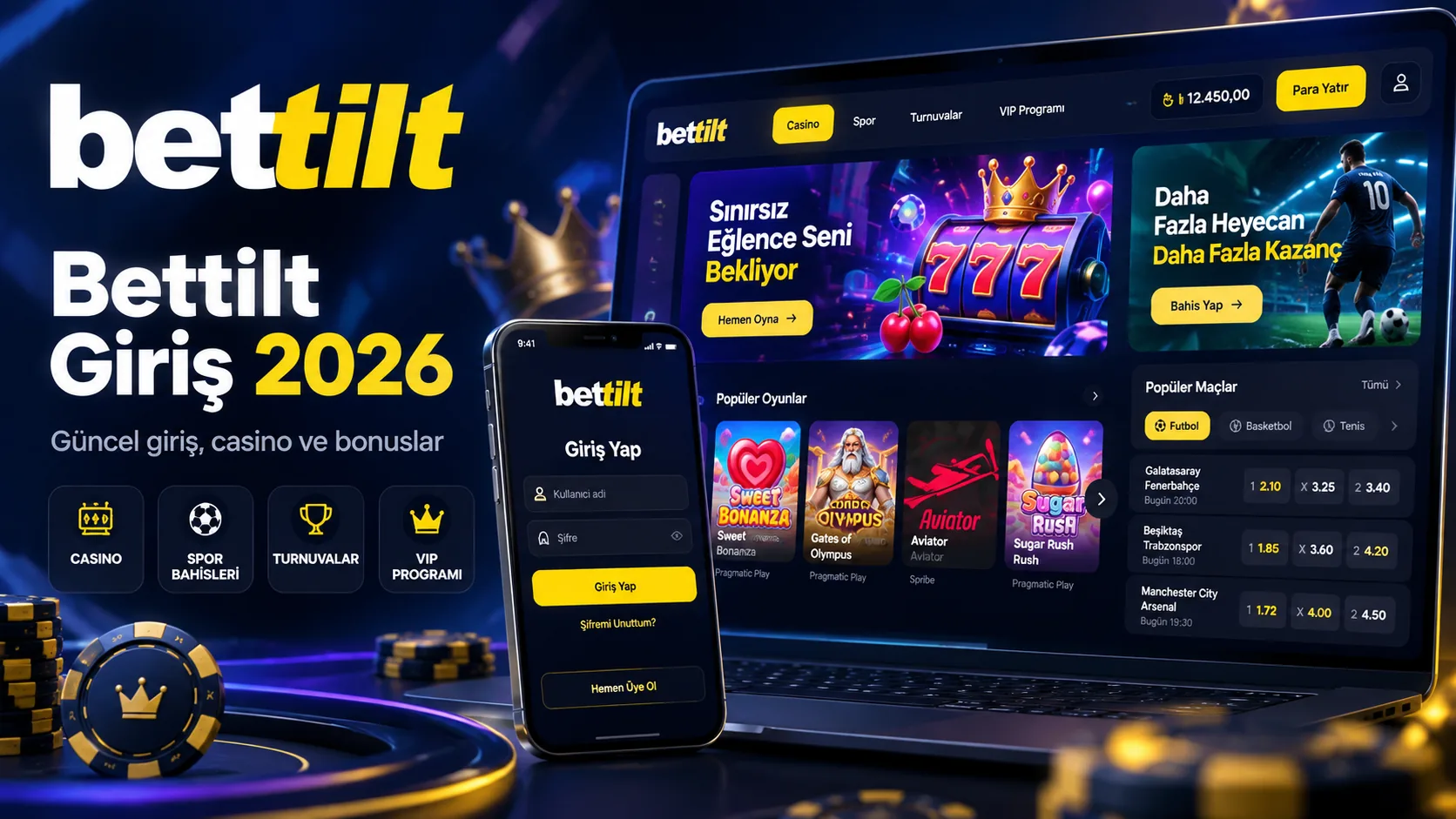 Bettilt 2026: Güncel Giriş Adresi, Bonuslar ve Casino İncelemesi